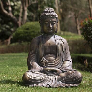 Design Toscano Meditative Buddha of the Grand Temple Garden Statue